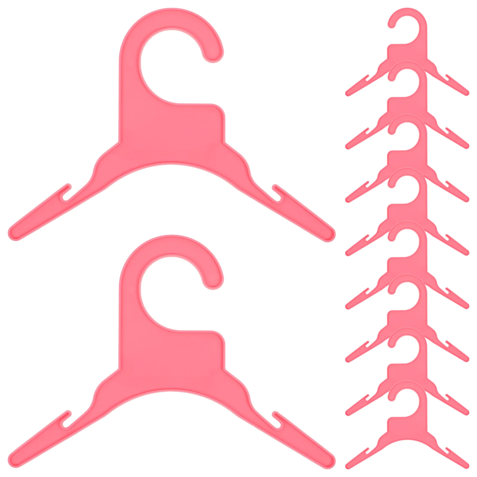 10 Pcs Dog Clothes Drying Rack Pet Hanging Hangers Clothing Puppy Coat Small Plastic