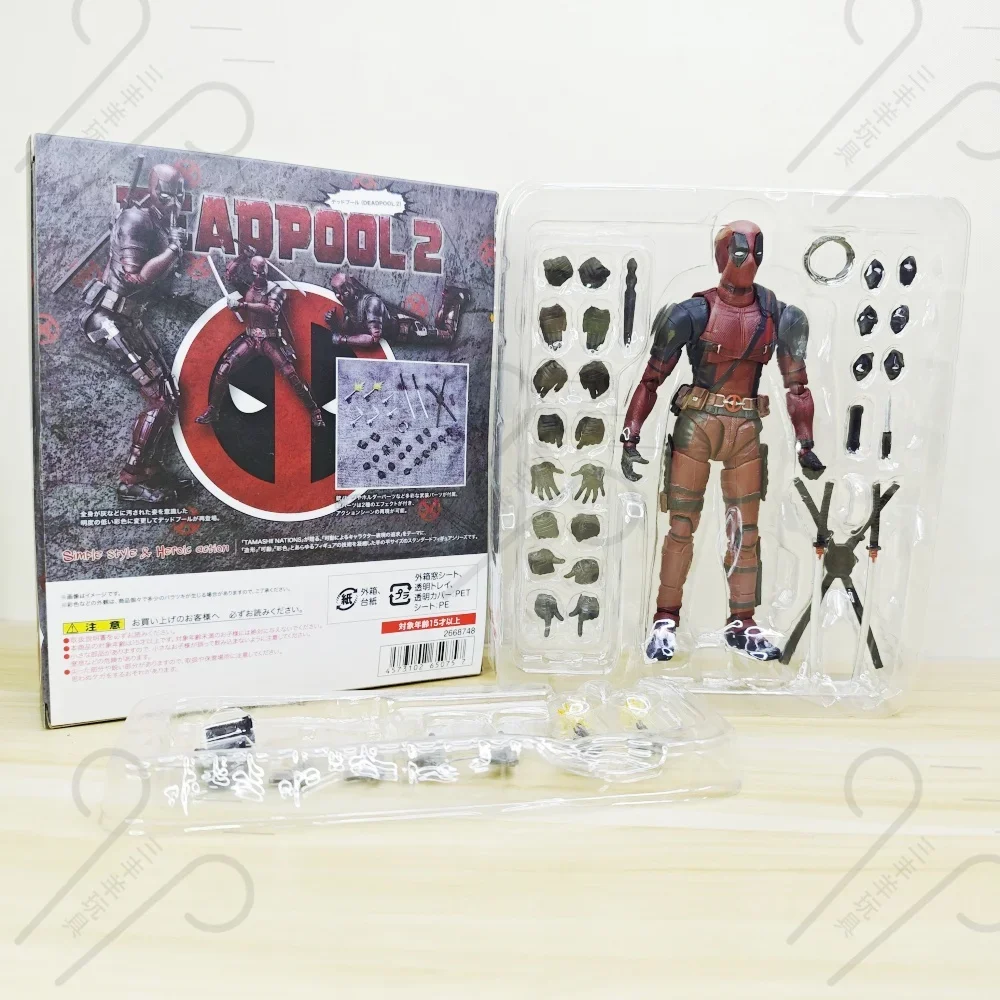 SHF X-MAN DeadPool High Quality Articulate Joints Moveable Action Figure Model Toys