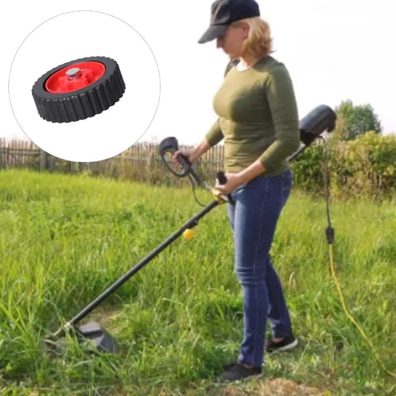 

Пластиковые вспомогательные колеса A2BE Колеса косилки для электрического триммера травы диаметром 120 мм