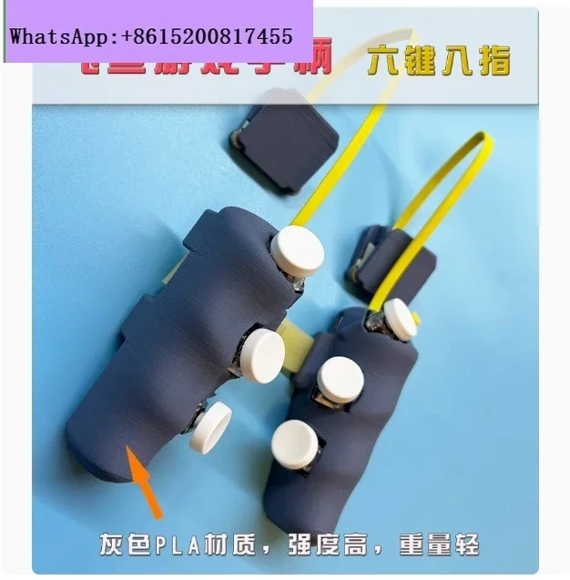 

Connect the points and shoot the gamepad button with six fingers, eight fingers and ten fingers