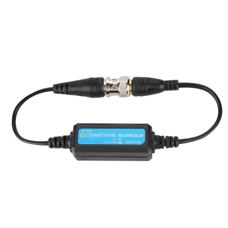 ESCAM HD-TVI/CVI/AHD/CVBS عازل حلقة أرضية فيديو Balun محوري BNC ذكر إلى أنثى للكاميرا