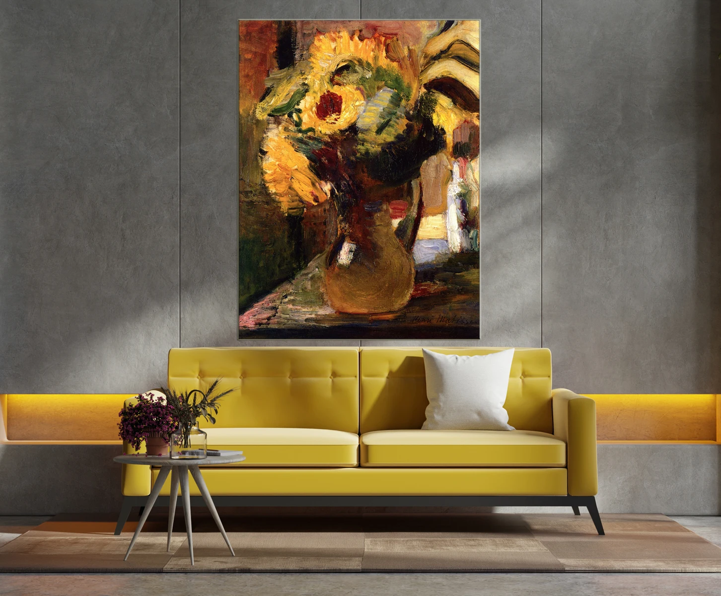 Bouquet of Flowers, Henri Matisse Oil Painting Reproduction On Linen Canvas Famous Floral Still‑Life Artwork, Modern Wall Decor