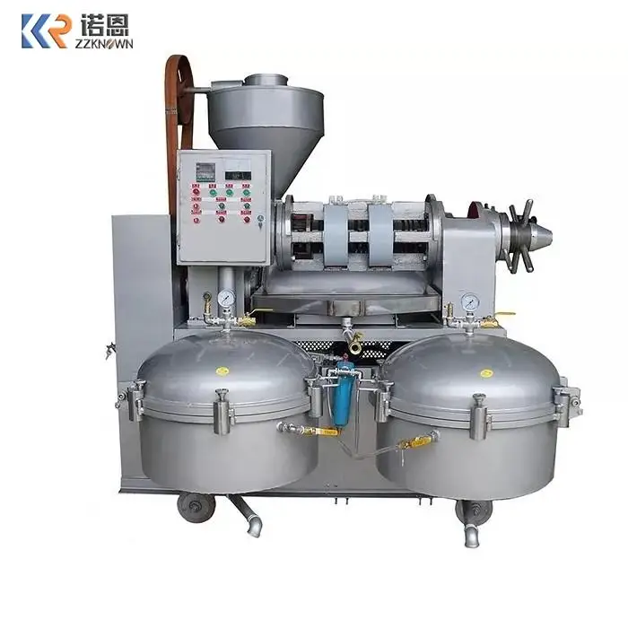 High Efficiency Sunflower Oil Pressers Machine Sunflower Oil Expeller Cotton Seed High Production Including Refining Filling