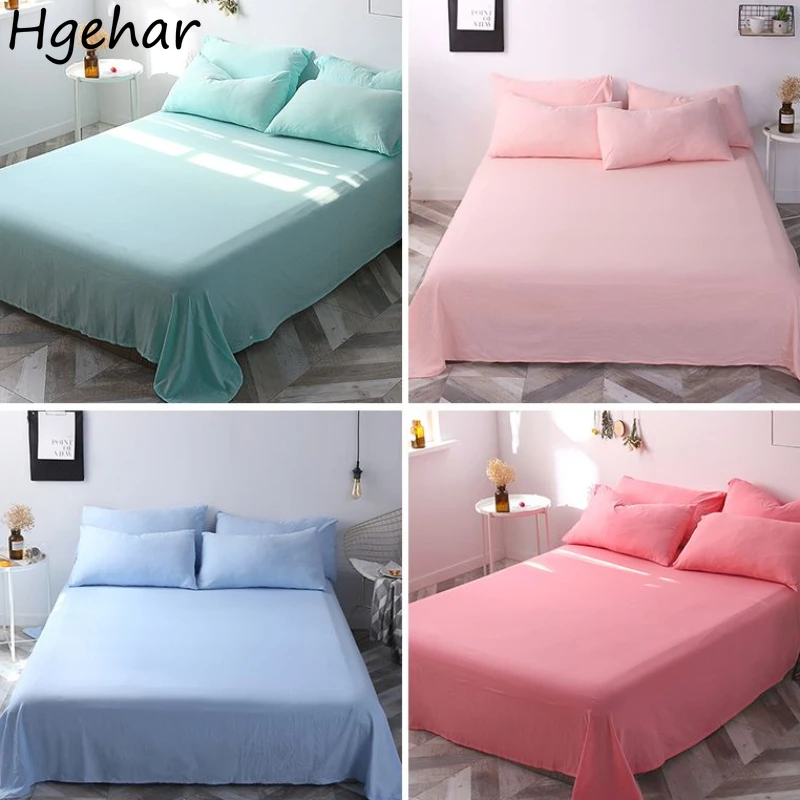 Flat Sheet Soft Skin-friendly Washable Bedspread Simple Protector Dust-proof Students Bedding Fitter Mattress Cover Comfortable