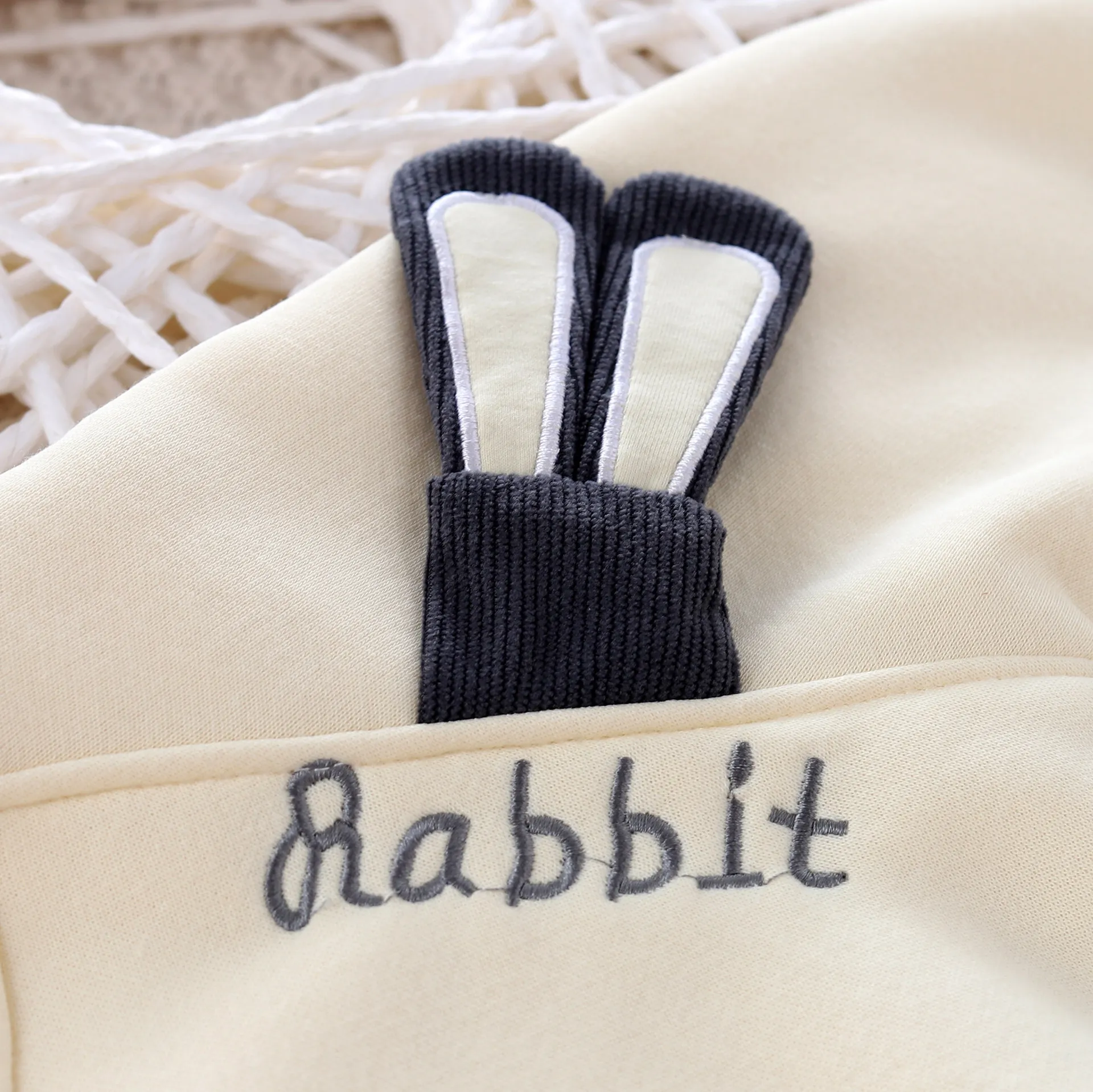 Neues Herbst- & Winter-Kinder-Fleece-Sweatshirt Zweiteiler-Set – Detail 3