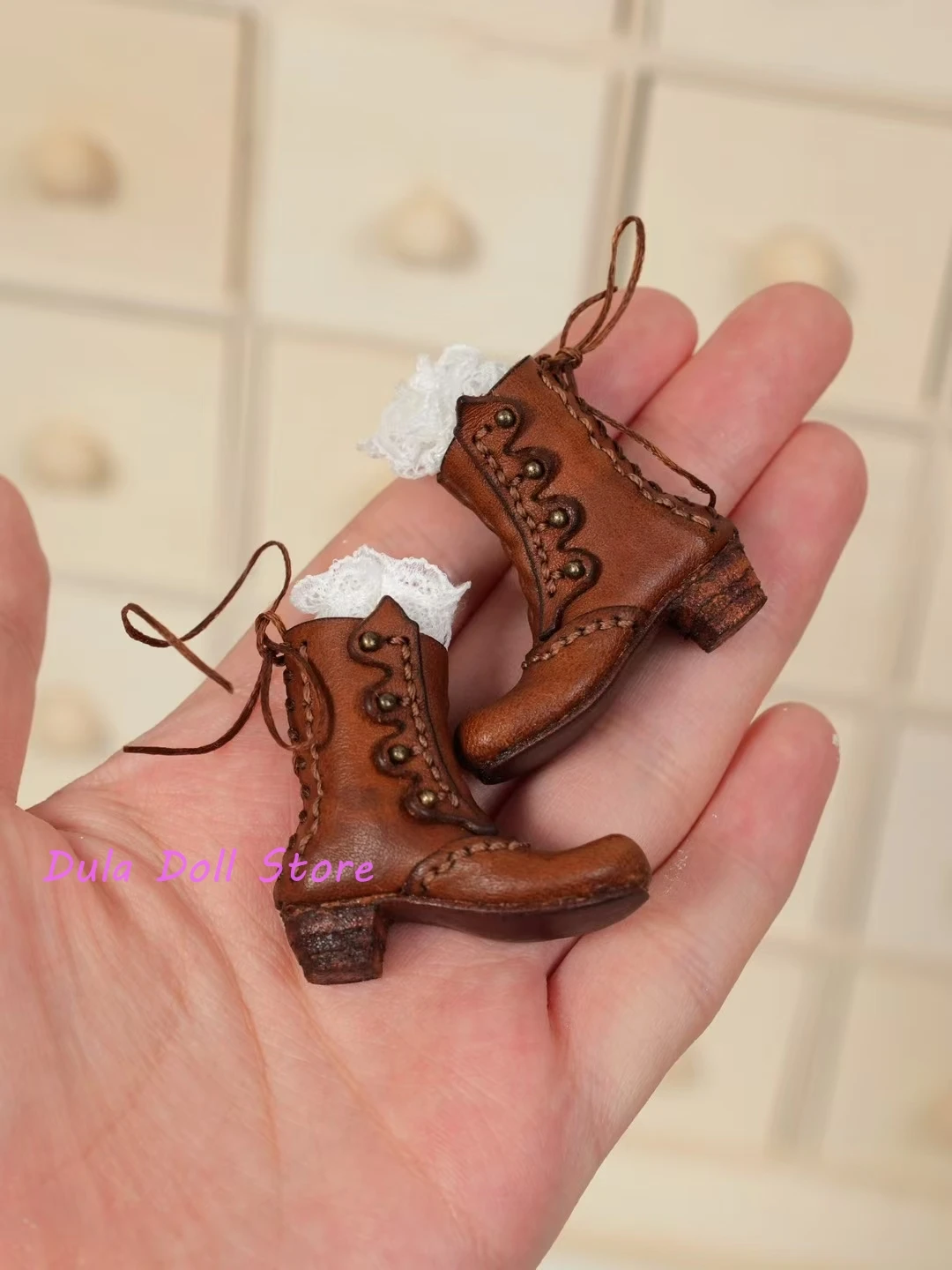 Dula Doll boots High heels Retro elegance Blythe ob24 ob22 Dolls