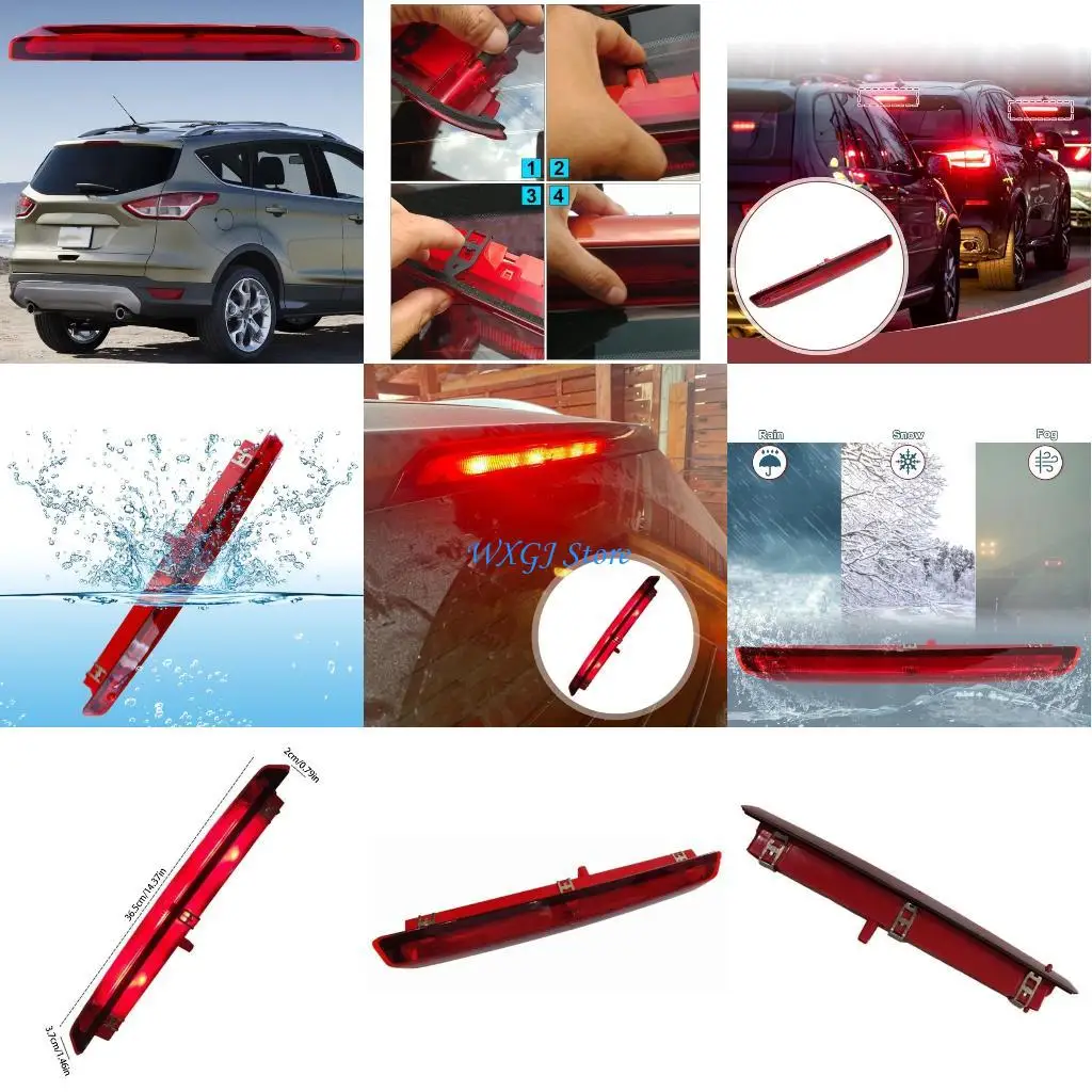 

37JE Quick Install LED Third Brake Light Replacement Anti Vibration Design CJ5413A601BA