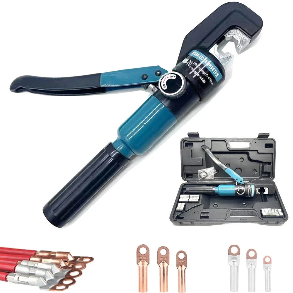 Hydraulic Crimping Tool Hydraulic Crimping Plier Hydraulic Compression Tools YQK-70 Range 4-70mm Pressure 6T