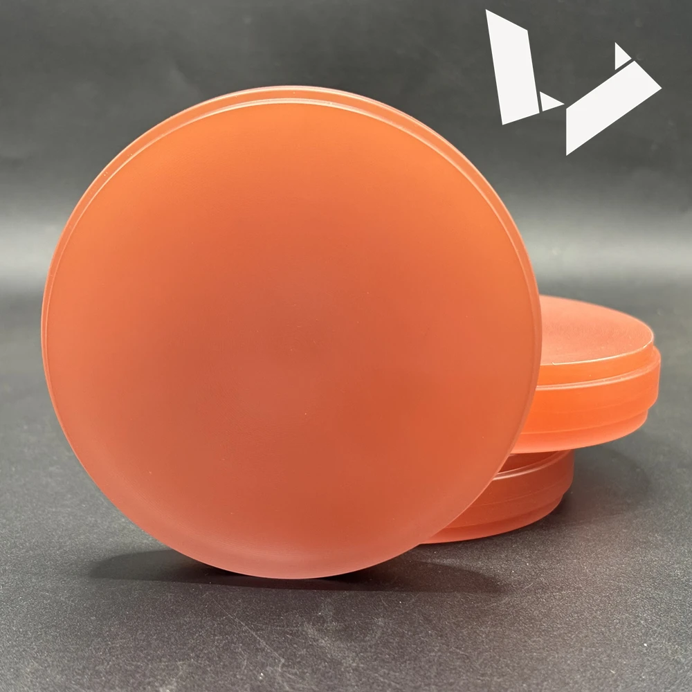 Walla Dental PMMA 98mm Acetal Flexible PMMA Disc For Model Dental Soft Hard Tissue Mold or Prosthesis With Open CADCAM System
