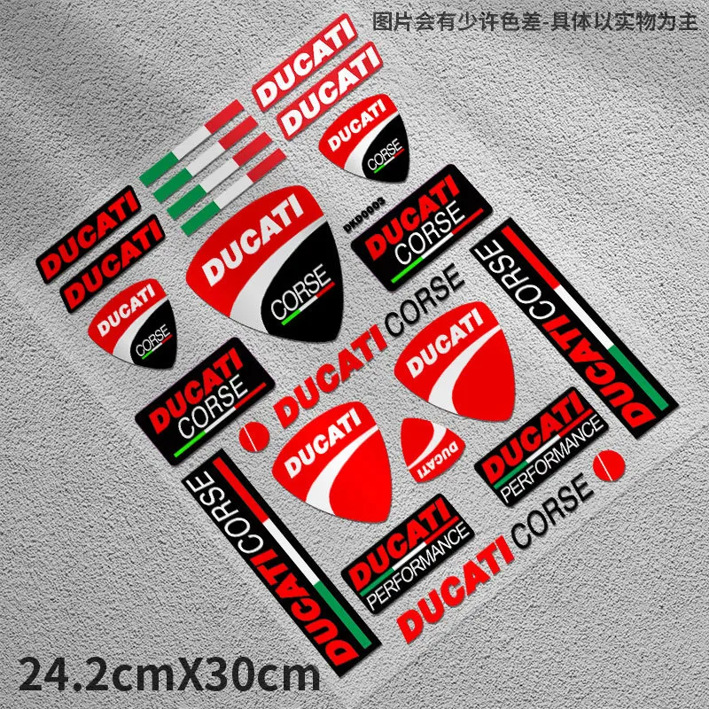 Pegatinas decorativas Retro para motocicleta, reflectantes, impermeables, para Ducati Multistrada 950 1100 1260 1200 S Sport Grand Tour