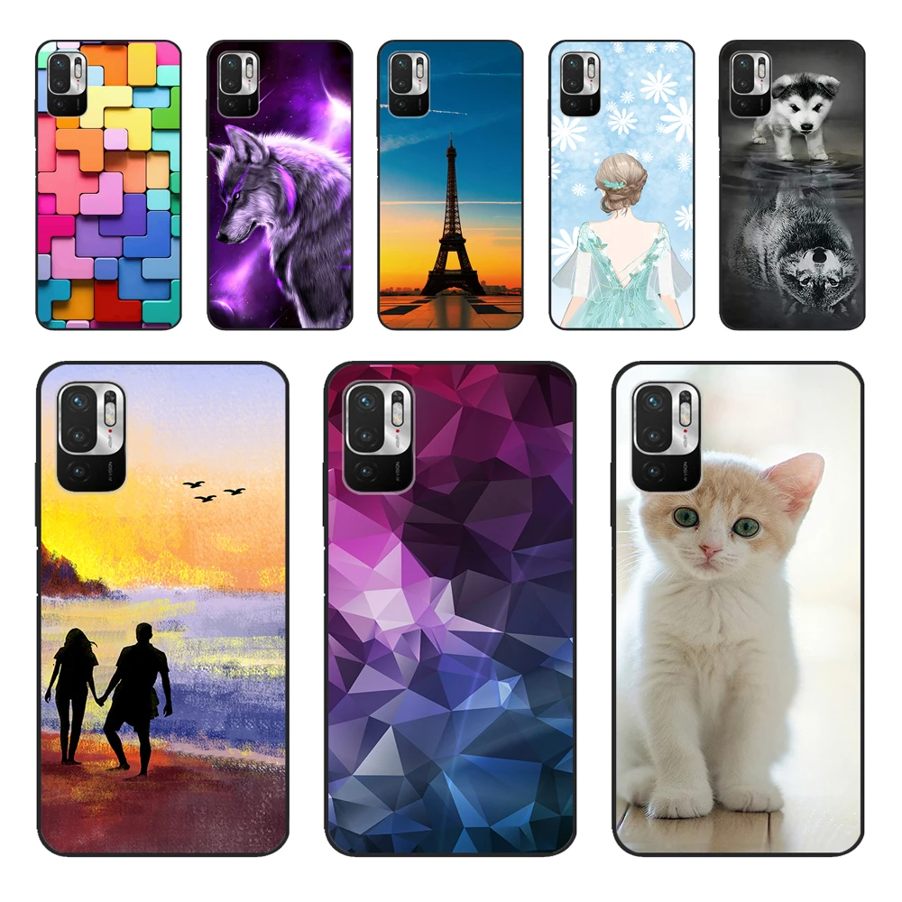 Case For Xiaomi Redmi Note 10T Case Note10T 10 T Silicone Soft Back Cover For Redmi Note 10 5G Phone Case Funda Coque Bumper