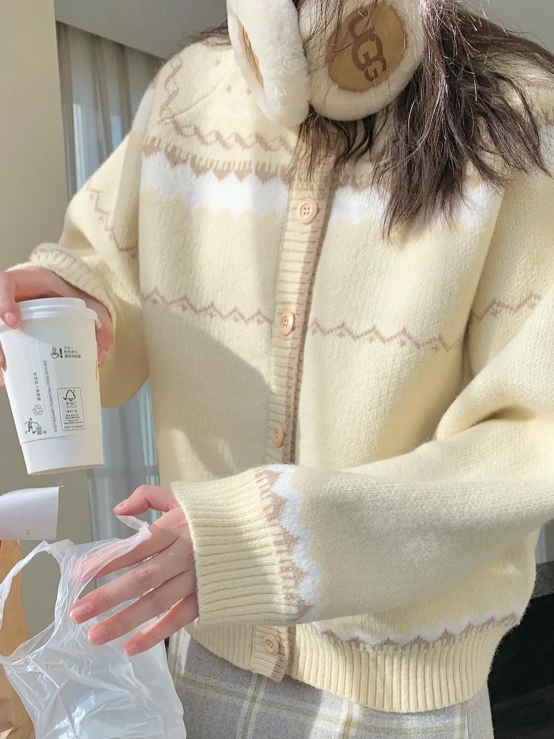 

Женский вязаный открытый кардиган Thiened, молочно-желтый дизайн, осень-зима, ленивый свитер, пальто высокого класса