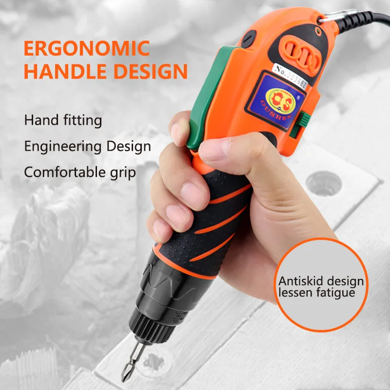 Oushen Multifunctional Electric Screwdriver AC 220V Anti-skid High Power Tool 30kg Furniture Hardware Electronic Assembly