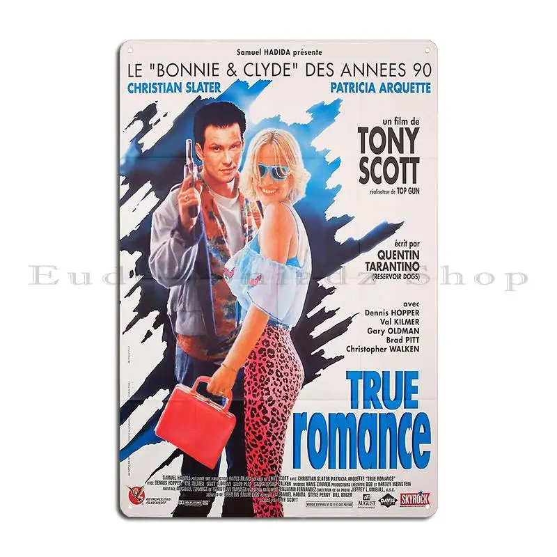 True Romance Movie Metal Plaque Poster Create Poster Garage Plaques Design Custom Tin Sign Poster