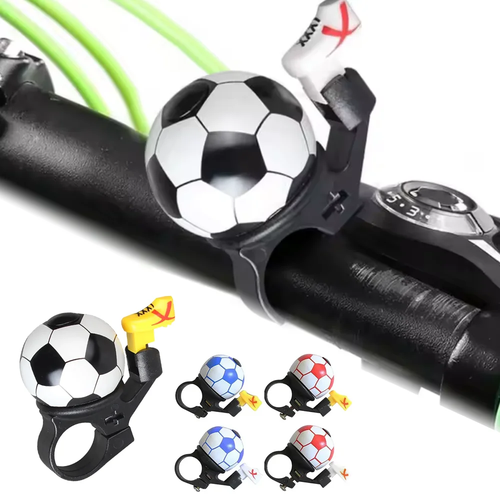 

Mountain Bike Handlebar Bell Football Colorful Fixie Kids Safety Bell Road Bicycle Bell Durable Waterproof Bikes Accessories