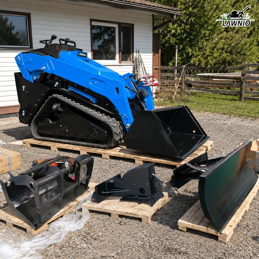High Work Efficiency Skid Steer  500kg Rated Load Capacity Strong Lifting Capacity for Narrow Spaces Mini Loader