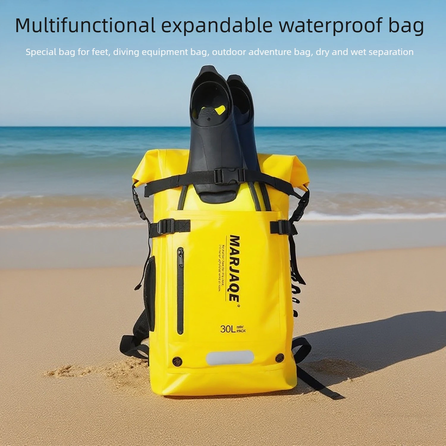 Waterproof Bag Multifunctional Outdoor Backpack Outdoor Organizer Diving Sports Bag Free Drift River Fins Bag Backpack