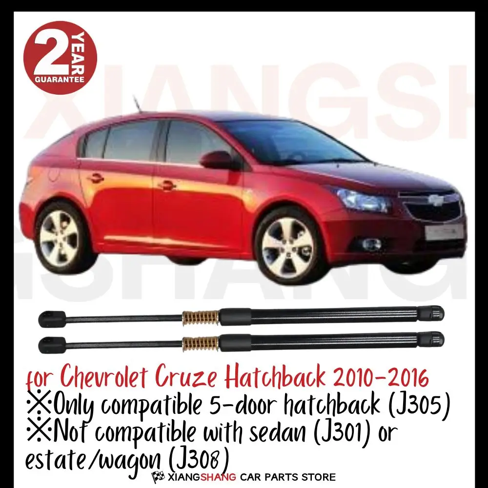 

2pcs Rear Tailgate Damper for Chevrolet Cruze (J305) Hatchback 2010-2016 WITH SPRING Trunk Boot Gas Charged Gas Struts