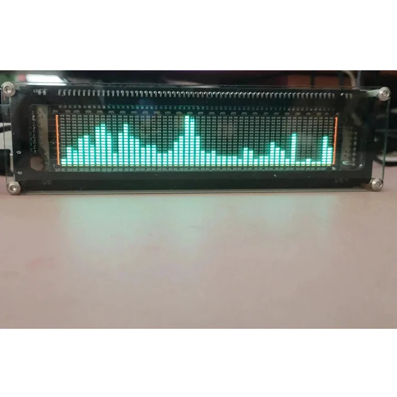 DIY VFD müzik ses spektrum göstergesi VU metre amplifikatör kurulu seviyesi ayarlanabilir AGC modu