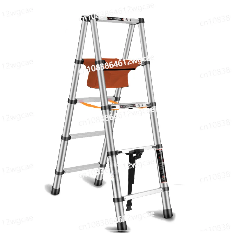 

1.7+1.7M Multifunctional Ladder Reinforced Anti-sway Folding Telescopic Ladder Thickened Aluminum Alloy Engineering Ladder