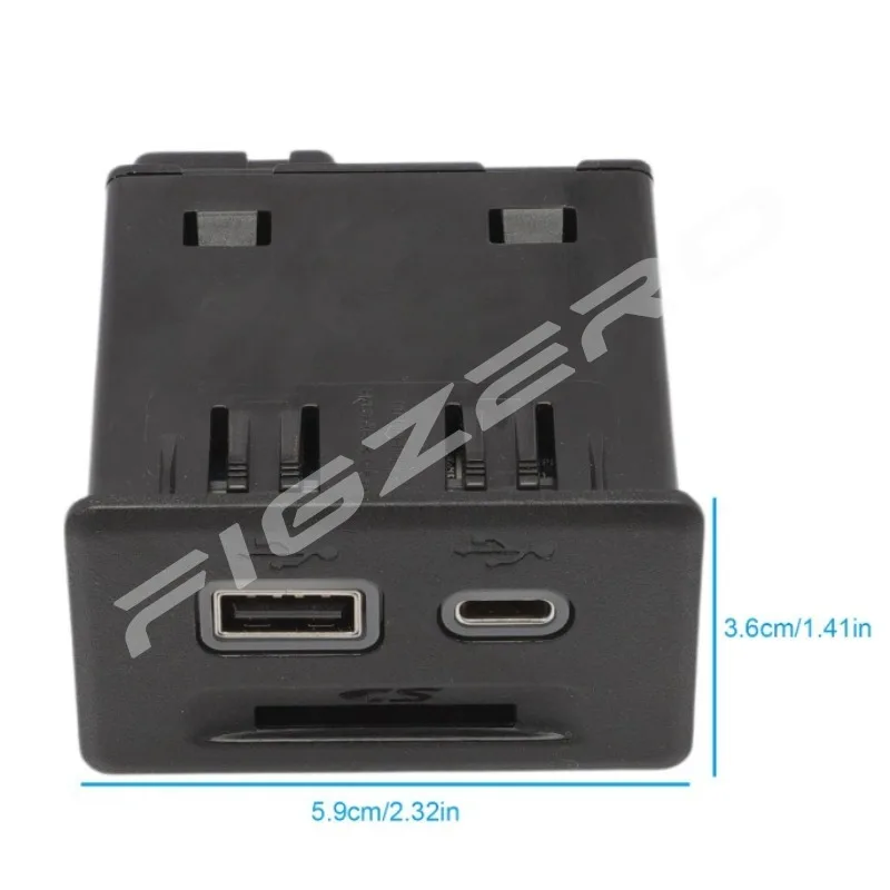 13525431 USB Socket Port for Chevrolet Blazer for Cadillac CT6 XT4 XTS 2018 2019 2020 1352-5431 Black New Automobile Part