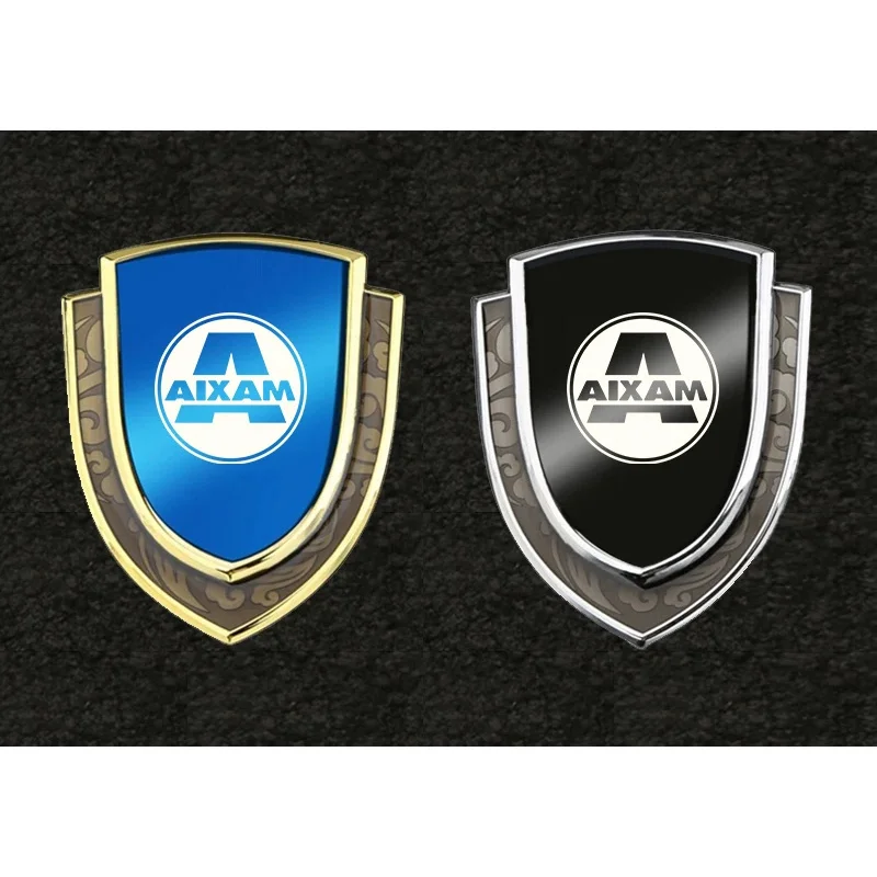 Car stickers 3D metal accsesories car accessory for aixam city s 4 6 7crossline 4 6 minauto roadline scouty r