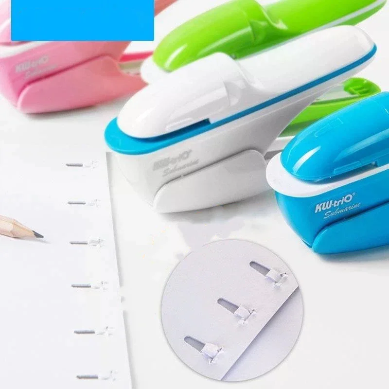 デスクトップステープルレスホッチキスは、家庭、学校、オフィスのデスクトップホッチキスで最大8枚を固定するためのものです。チケット紙や文書の綴じ付けに使用できます。