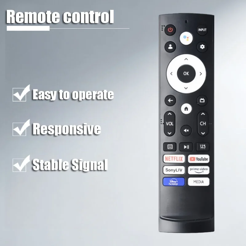 

Compatible ERF3T90H Hisense Smart TV Remote Control Accessory Replacement - No Voice Function