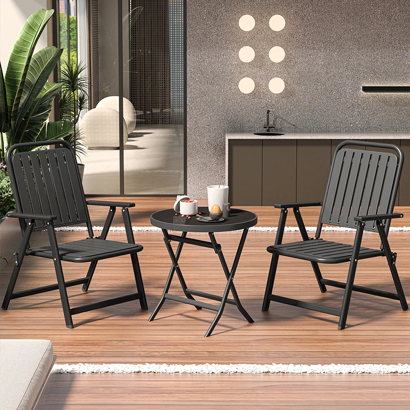 

Folding Chair Portable Comfortable Backrest for Patio Garden Balcony Camping Picnic Beach Chair Sturdy Foldable Dining Seat