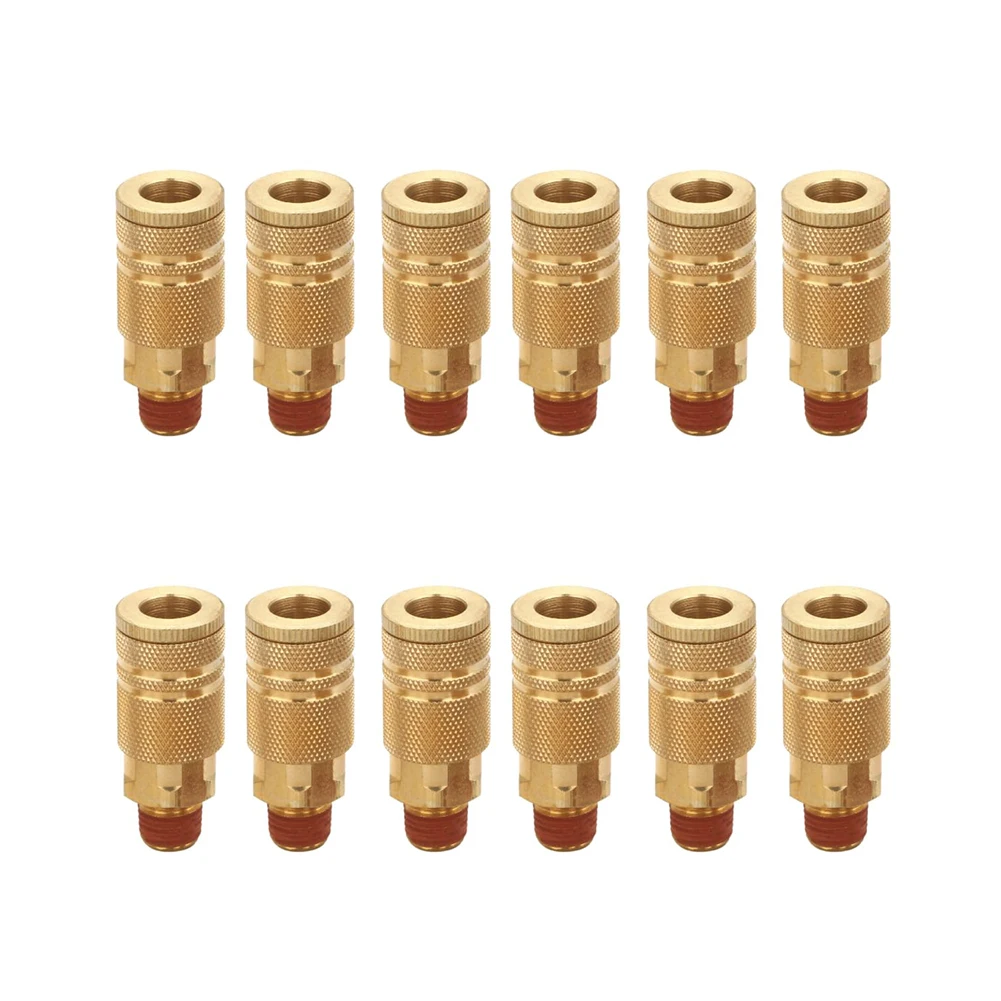 

Industrial Connectors 1 4 Inch Air Coupler Interchangeable Connectors Multi-functional Use Air Tool Application