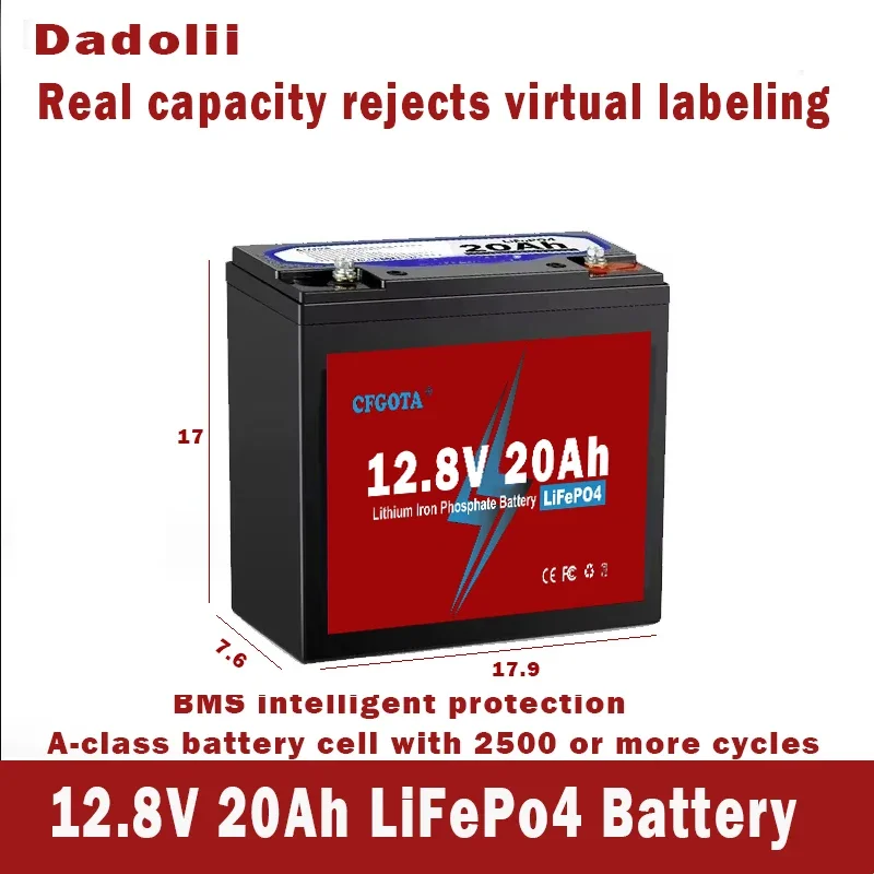 12V 200Ah  12V 120Ah  LiFePO4 Battery Lithium Iron Phosphate Battery Built-in BMS for Solar Power System RV House Trolling Motor