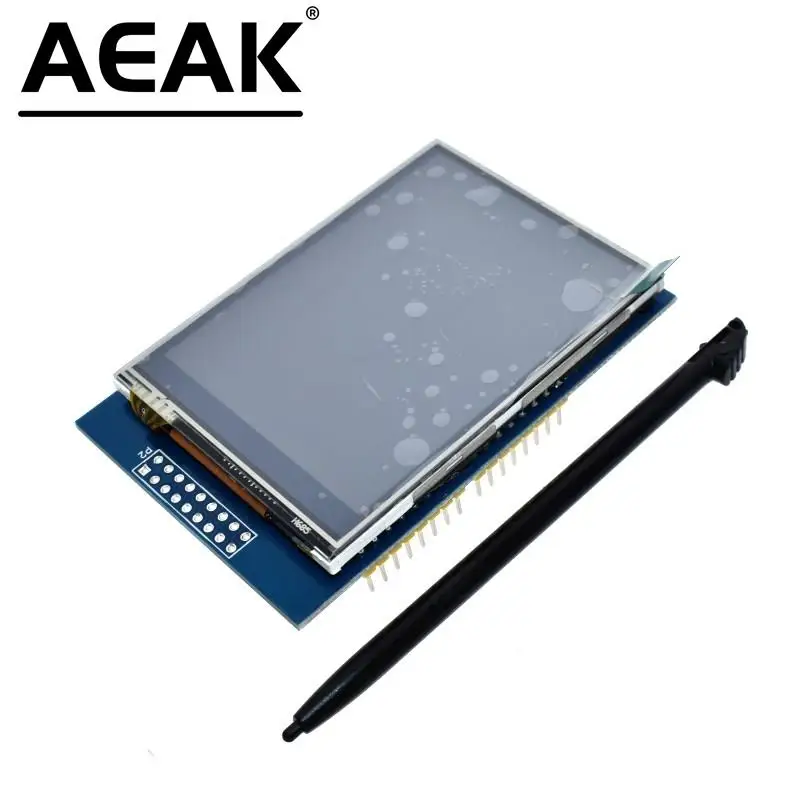

AEAK 2.8 Inch 3.3V 300mA TFT LCD Shield Touch Display Module For Arduino UNO With Resistive Touch Panel DIY Kit