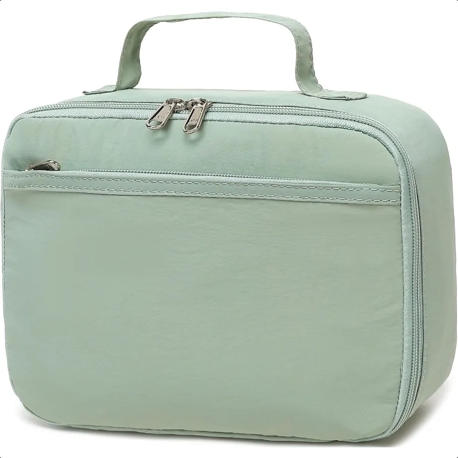 

Girls Lunch Bag Insulated Lunch Box for school Corduroy Lunch Cooler Organizer School Lunch Tote