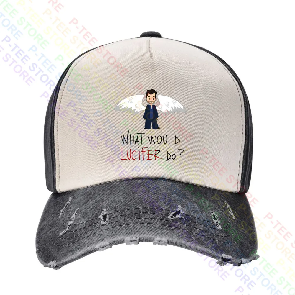 

What Would Lucifer Do Angel Baseball Cap Snapback Caps Knitted Bucket Hat