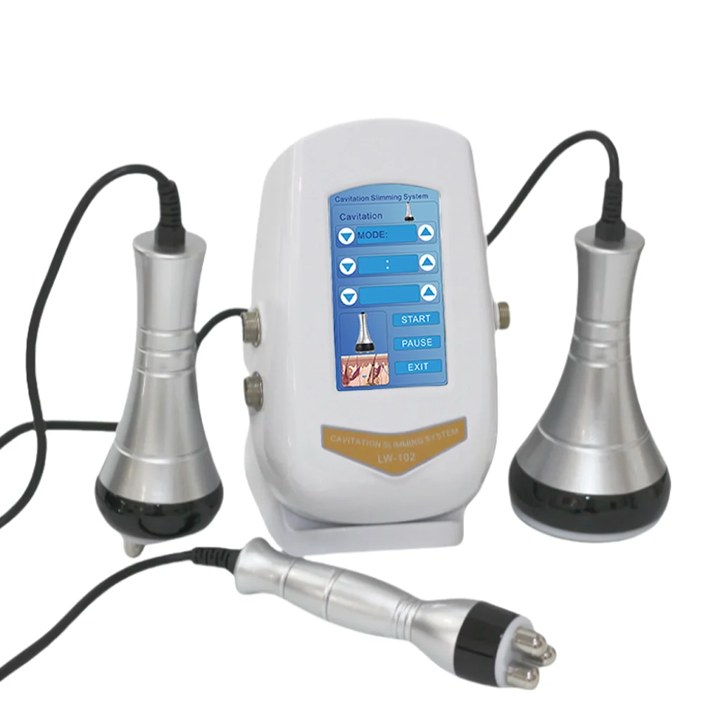 Machine amincissante à Cavitation ultrasonique 3 en 140K, appareil de beauté, masseur Facial, raffermissement de la peau, Lifting du visage, aspiration sous vide
