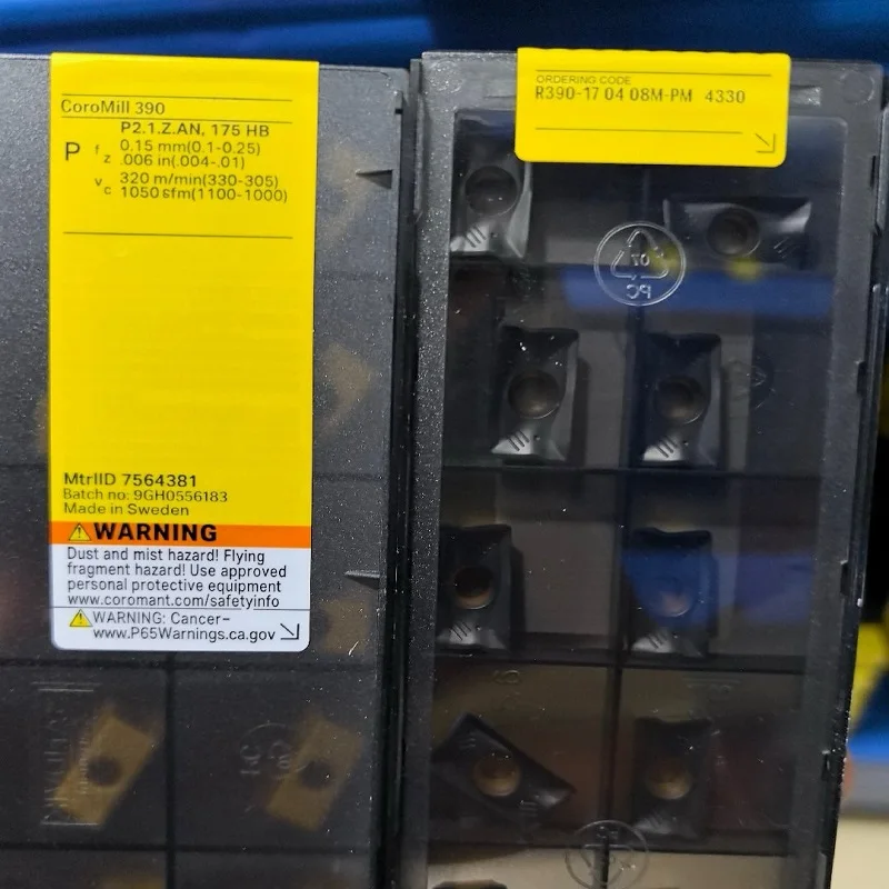 

Hard alloy cutting blades R390-170408M-PM 4330