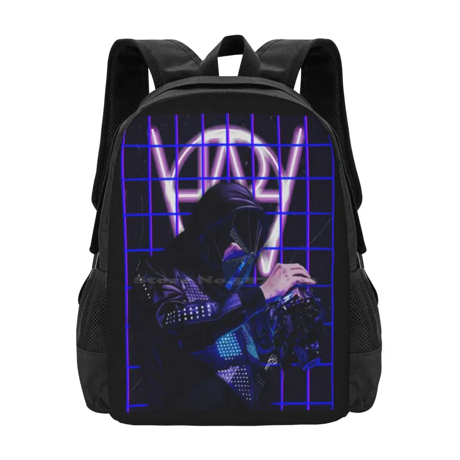 

Muse Hot Sale Schoolbag Backpack Fashion Bags Will Of The People Muse Matt Bellamy Simulation Theory Music Band Violet Blu