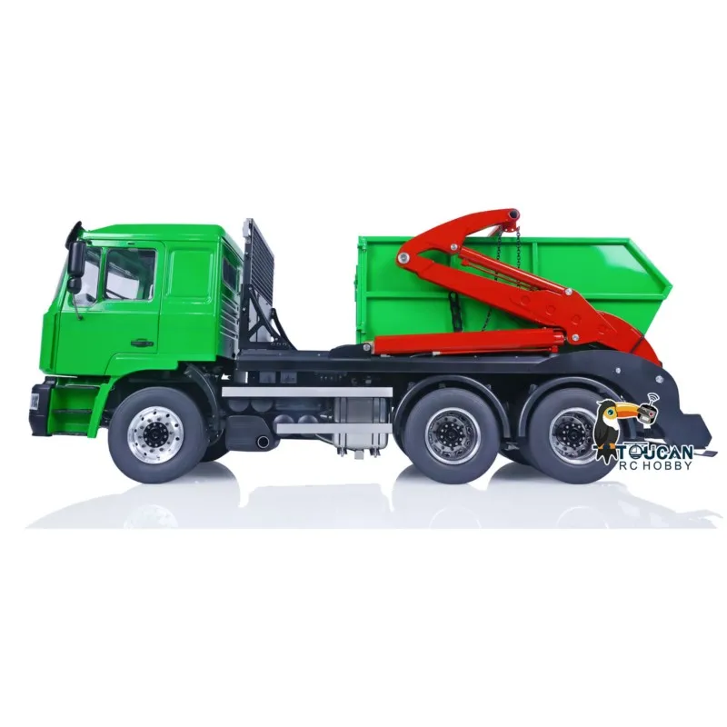 1/14 الهيدروليكية RC تخطي محمل توكان شاحنة مطلية VL18U F2000 سوينغ الذراع تحميل قلابة تجميعها نموذج ث/ 4-way عكس صمام