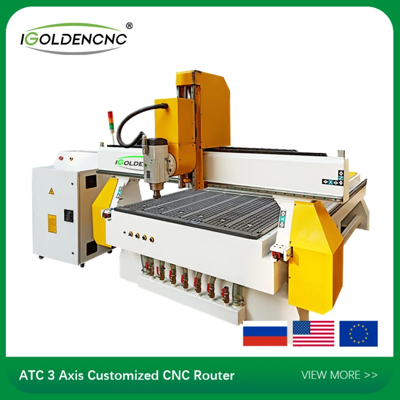 Hot Machines 2022 For Buissness Auto Loading Cnc Milling Machine Woodworking Router Nesting 1325/2030 Cnc Router Machine 4 Axis