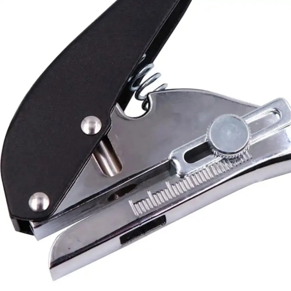 8/10mm Carpentry Single Hole Puncher Woodworking Punching Pliers Adjustable Position Punching Tool Manual Edge Banding Puncher