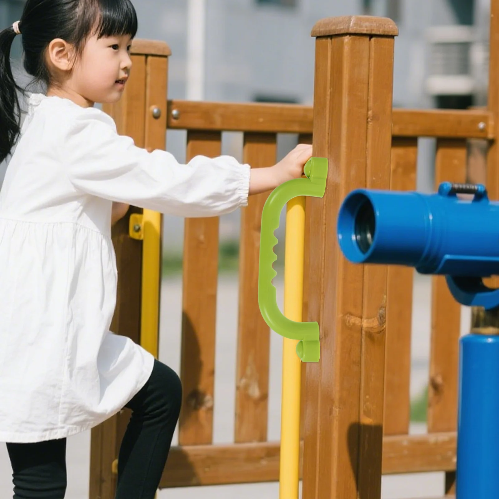 1 paar handgreepaccessoires voor kinderen klimmen veiligheidshandvat antislip speeltuin gebruik solide uv-bestendige kunststof montagemateriaal
