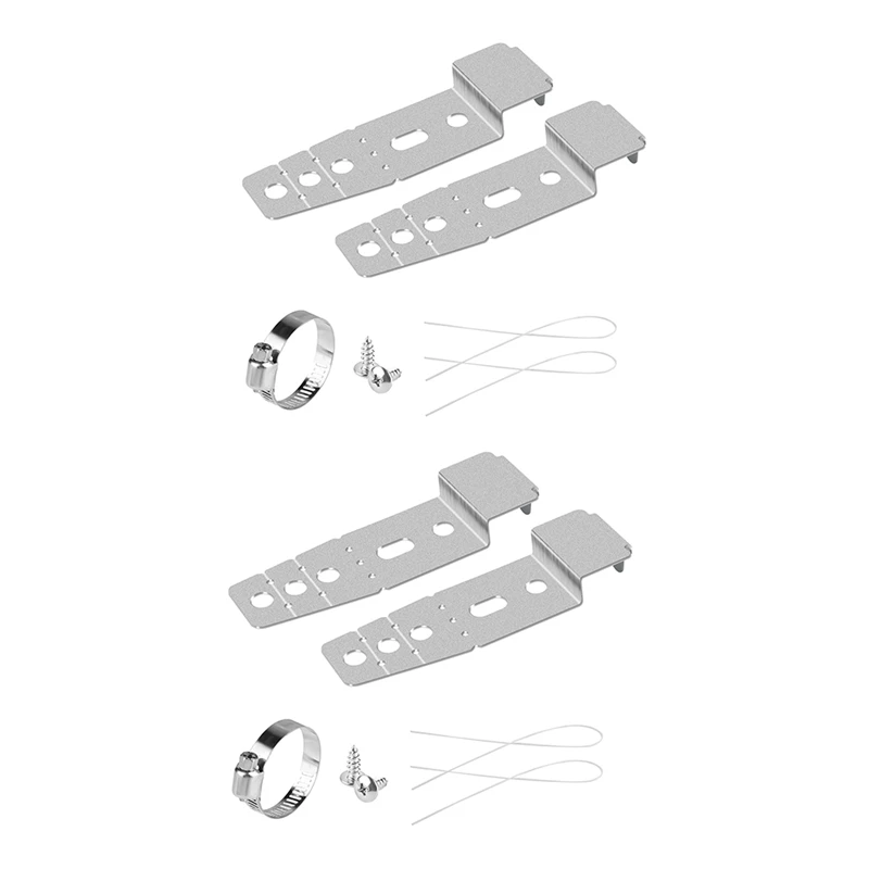 【Must-Haves】2Set 5001DD4001A Dishwasher Mounting Bracket Kit, 5001DD4001A Dishwasher Mounting Clips Under Counter Mounting Brack