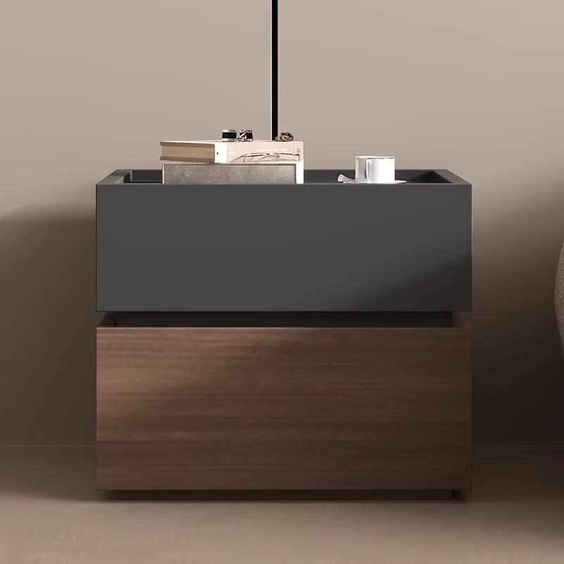 

Light luxury bedside table, simple modern bedroom, small locker