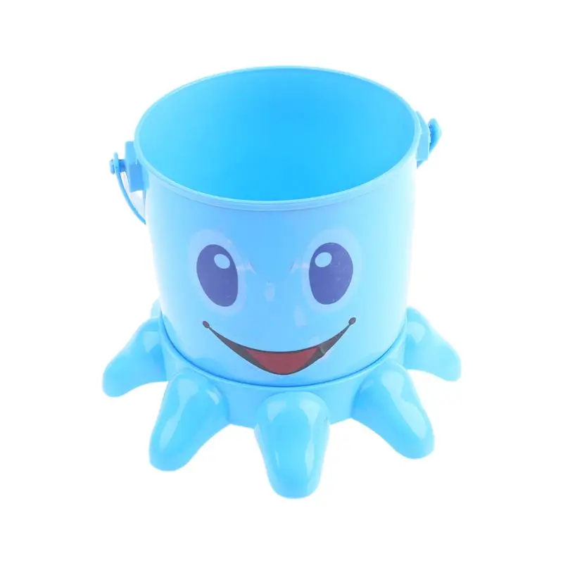 7 Pcs Baby Kids Lovely Octopus Bucket Sand Water Seaside Beach Toy Tool