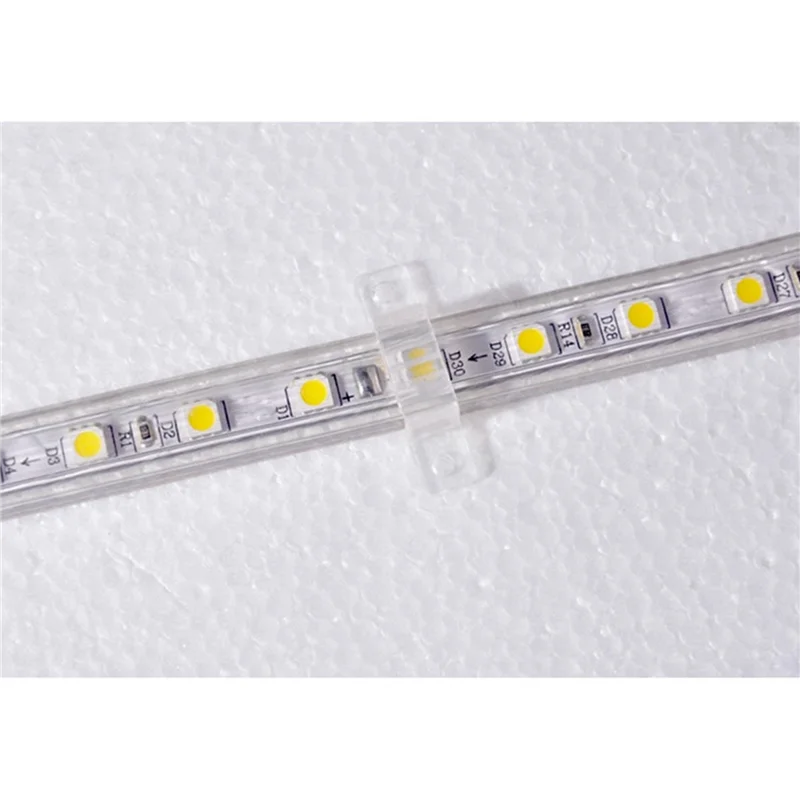 AB45 3X Led Light Strip Mounting Clip 5730 / 2835 / 5050 Mounting Holder Translucent Snap (Width 14Mm, 100 Pieces / Package)