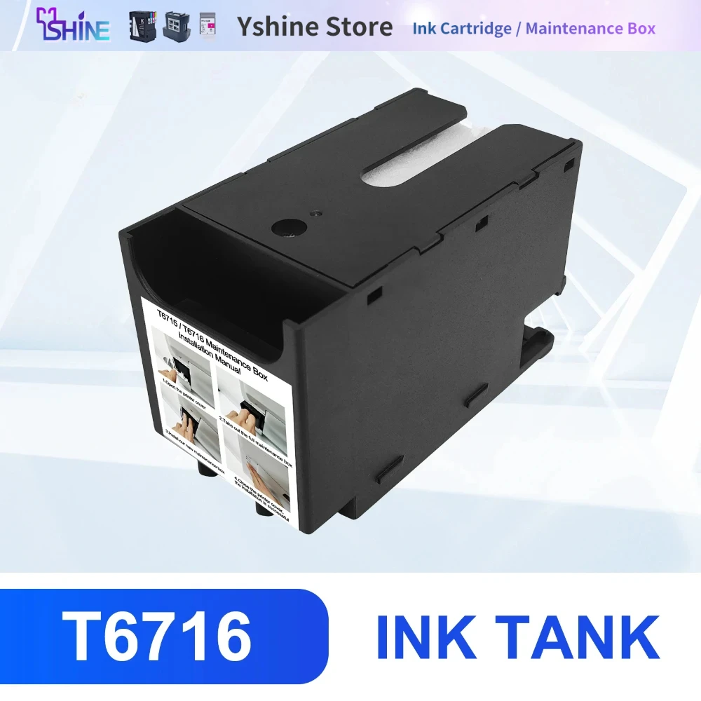 T6715 T6716 PXMB7 PXMB8 Compatible Ink Maintenance Box for Epson WorkForce Pro Wf 5790 WF-M5298DW