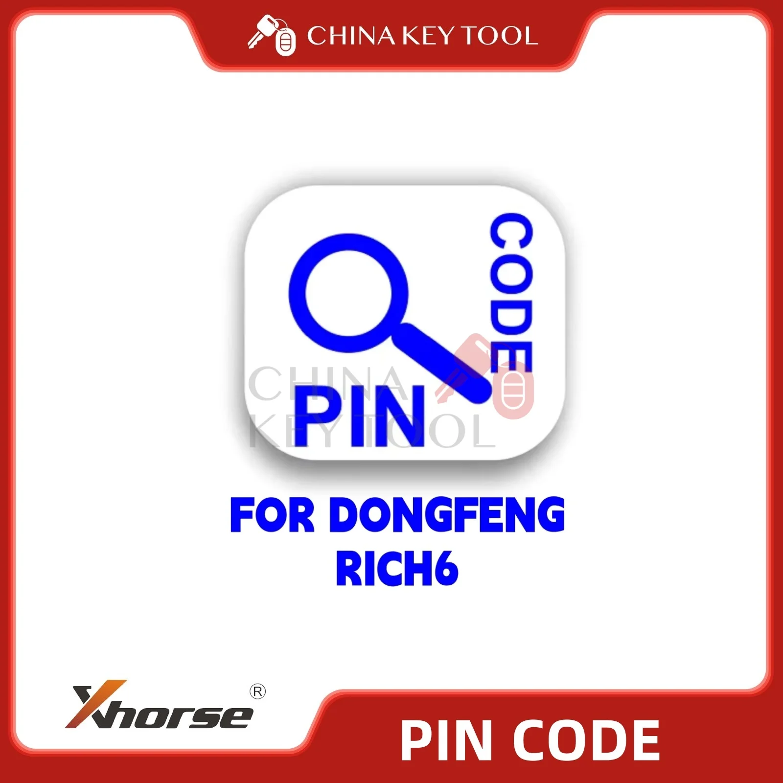 Immo pin code calculation service for DONGFENG RICH6