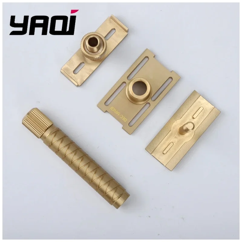 Yaqi 2026 100% Brass The Final Cut - Brass V2 Safety Razor Material Adjustable