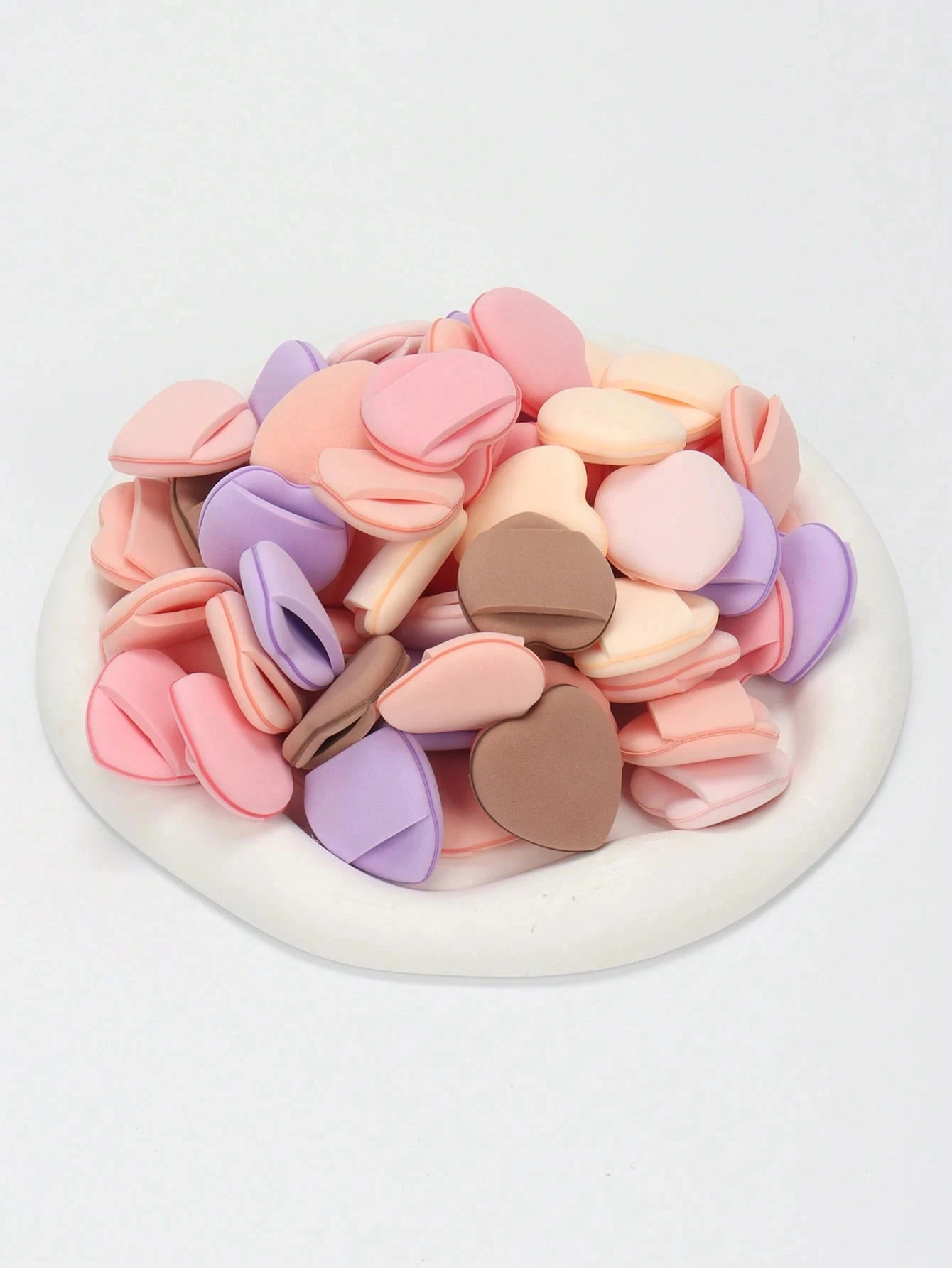 10/20/50 szt. Mini gąbki do makijażu, zawiera gąbki do poduszki powietrznej, gąbki mieszane bez lateksu i gąbki do makijażu