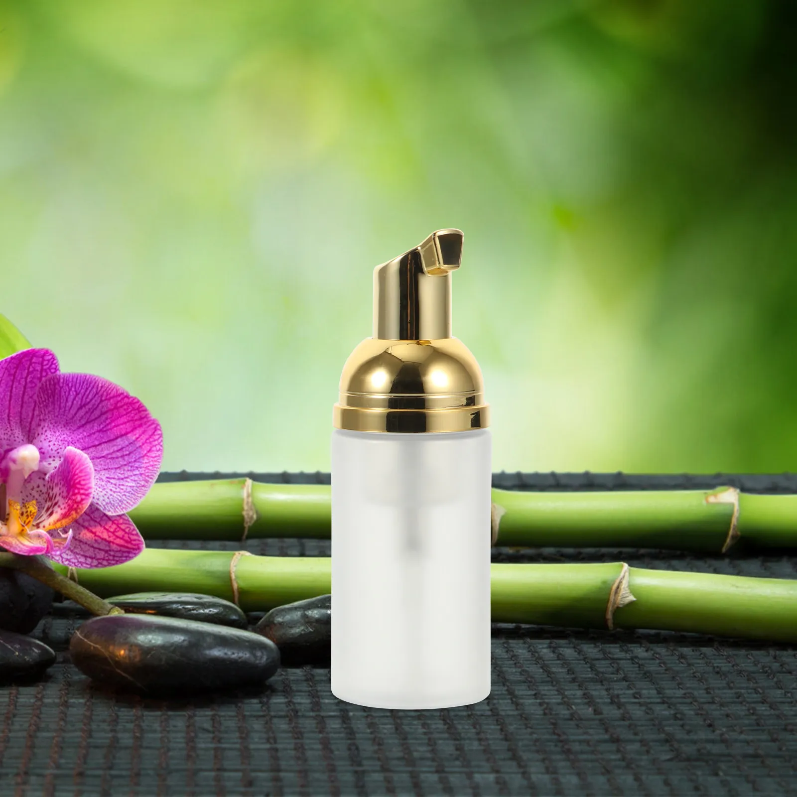 16pcs-frosted-pet-foaming-bottles-reusable-travel-pump-dispensers-for-shampoo-hand-soap-liquid-soap-mousse-foam-containers